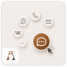 Виджет для мессенджеров: MAX, Telegram, WhatsApp, VK